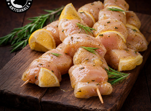Boucherie Moderne - Brochette de poulet Thym/Citron - 220g