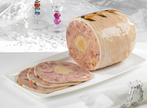 Le Lavandier Charcutier Pontivy - Galantine de Noël tranches x4