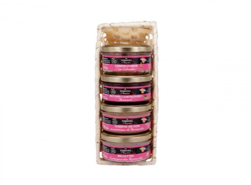 La Chaiseronne - CORBEILLE DECOUVERTE AUX 4 VERRINES 150g