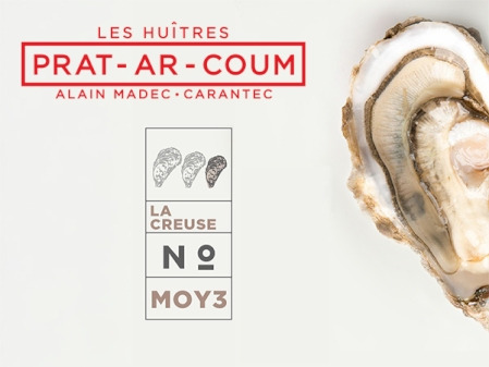 Huîtres Prat-Ar-Coum Alain Madec - Huîtres creuses PRAT-AR-COUM 100 MOYENNES N° 3
