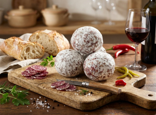 Charcuterie Aubard - Lot de 3 Saucissons "Pilota"