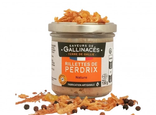 Terre de Gallie - Rillettes de perdrix nature