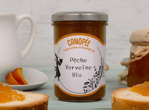 Biscuiterie des Vénètes - Canopée Confiture Pêche Verveine Extra