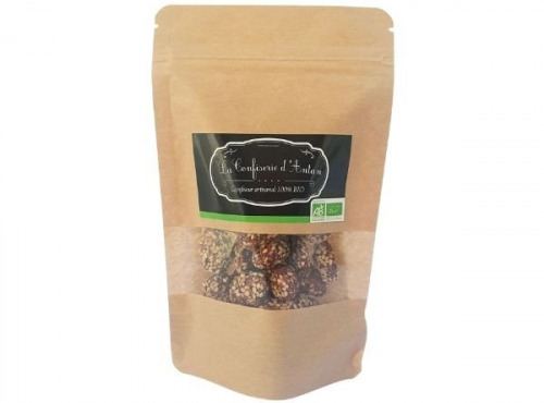 La confiserie d’antan 100% bio - Amandes caramélisées au sésames - 115 gr