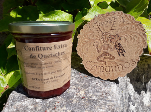 Ferme de Cernunnos - Confiture Extra de Quetsches - 330g