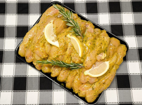 La ferme Grandvillain - Aiguillettes de poulet - Marinade thym/citron - 6 x 60g