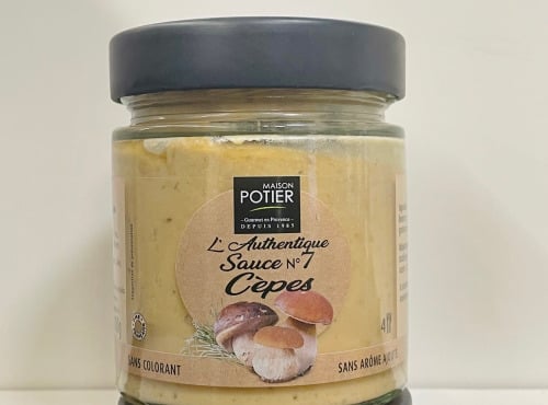 L'Atelier des Gourmets - Boucherie Charcuterie en Provence - Sauce aux Cèpes - 180gr