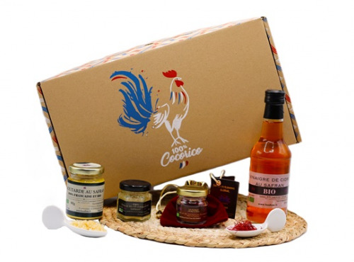 Le safran - l'or rouge des Ardennes - Coffret cadeau Safrané salé" x6