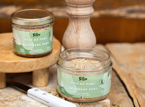 Sillon Conserverie - Pâté au poivre vert 180g