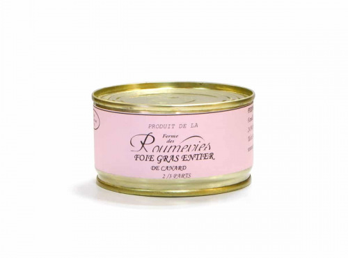 La Ferme des Roumevies - Foie gras entier 250 g boite