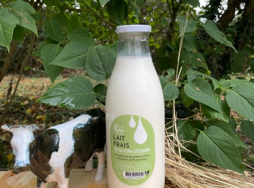 Lait Prairies du Boulonnais - Lait Fermier entier frais pasteurisé 1l