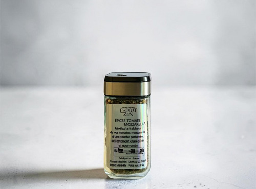 Esprit Zen - Fleur de Sel pour Tomate Mozzarella - Doseur de 65g