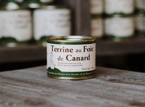 PALMAGRI - Terrine de canard au foie gras 180g