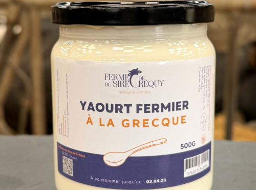 Ferme du Sire de Créquy - Yaourt à la Grecque x6 pot de 500g
