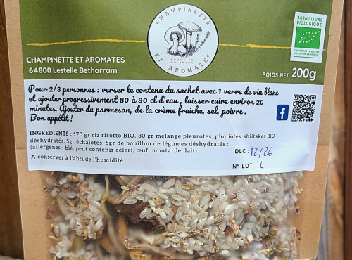 Champinette et Aromates - RISOTTO FORESTIER