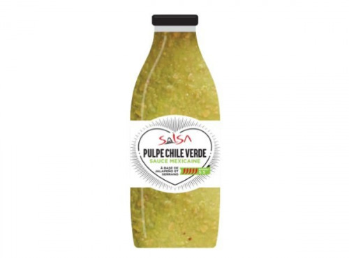 Salsamour - Pulpe / coulis piment jalapeno vert piquante 990g