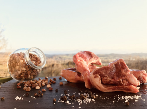Du bio dans l'assiette - Côtes Tranchées Agneau Fermier Bio 1kg