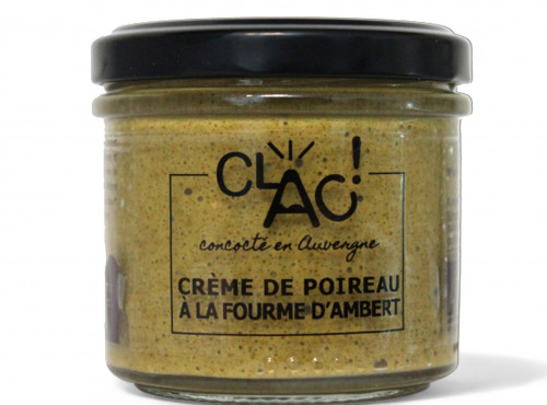 CLAC Conserverie - Crème de poireau à la fourme d'Ambert 100g