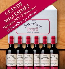 Château Belles-Graves - Coffret Grands Millésimes 2015-2016 6BT