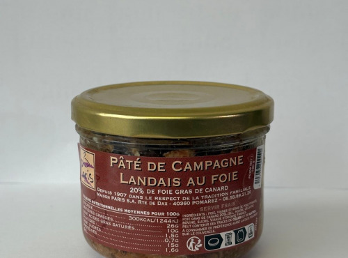 Maison Paris - PÂTÉ DE CAMPAGNE LANDAIS AU FOIE DE CANARD