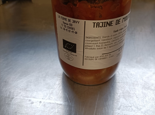 La ferme de Javy - Tajine d'ovin bio - 750g