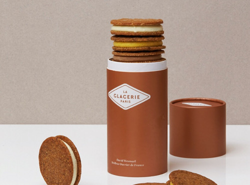 La Glacerie par David Wesmaël - Meilleur Ouvrier de France - Coffret De 8 Sablés Glacés