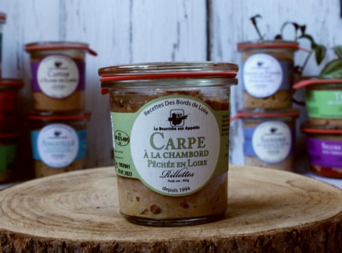 La Bourriche aux Appétits - Rillettes de carpe à La Chambord 100g