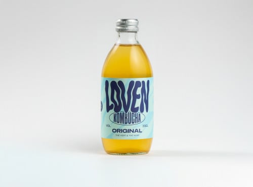 LOVEN Crew - Brasserie L'Indispensable - Kombucha Original (thé vert & thé noir) - 10x33cl