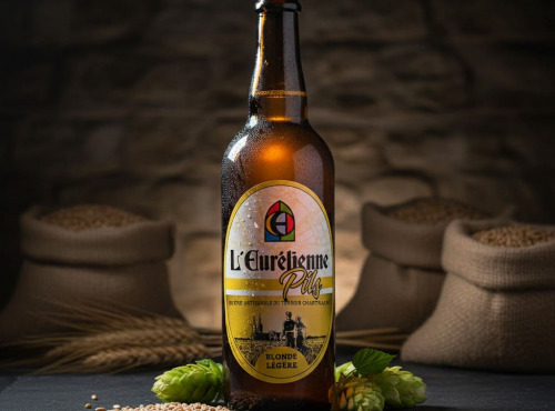Bière L’Eurélienne – Brasserie de Chandres - BIERE PILS 75CL L'Eurélienne
