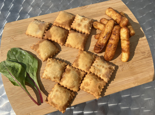 Tourtons de Papi Ours - Tourtons salés apéro Chèvre et Pomme de Terre par 6 et Ravioles par 12