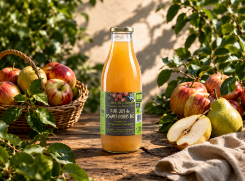 Pom Bio Berger - Pur Jus de Pommes Poires Bio 1L