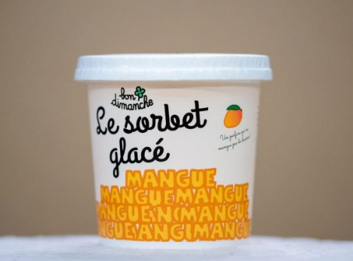 Bon Dimanche - Sorbet Mangue Alphonso Plein Fruit Bio 2,5L