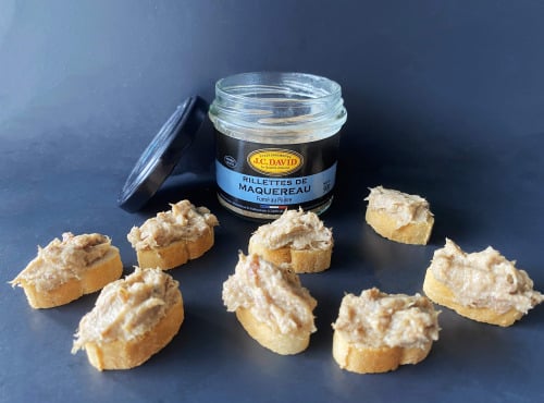 Etablissements JC David - Rillettes de Maquereau 60% - 90g