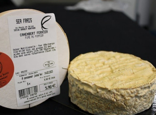 L'atelier Sea Frais - Camembert Bienheureux fumé au bois de pommier 250gx10