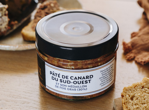 Leohia - Pâté de canard et son médaillon de Foie Gras (30%) 190g