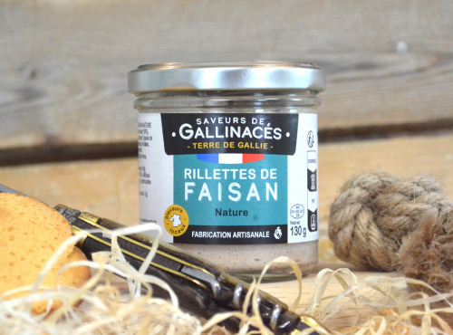 Terre de Gallie - Rillettes de faisan nature x 20