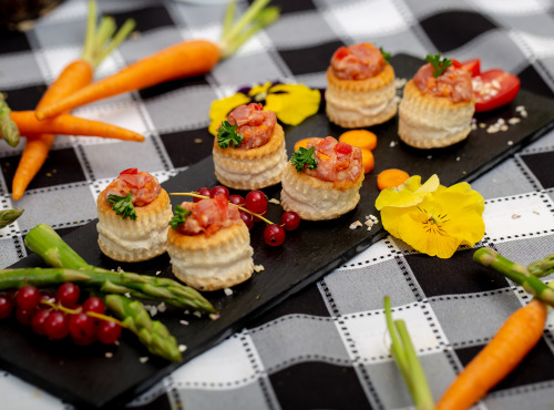 La ferme Grandvillain - Mini Vols Au Vent - Poulet, Chorizo Et Emmental - 6 X 15 G