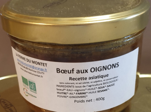 La Ferme du Montet - Boeuf aux OIGNONS recette asiatique