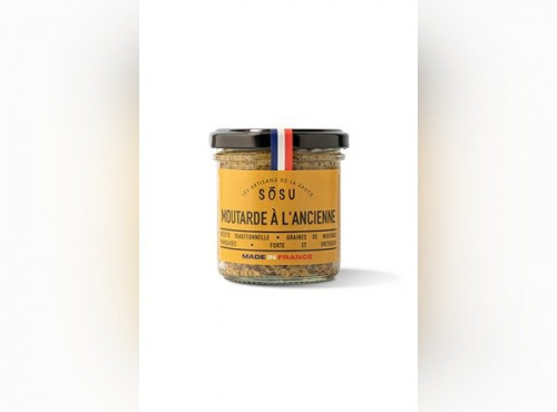 SÒSU, les Artisans de la Sauce - Moutarde A L'Ancienne 165 ml x9