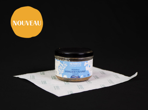 Nemrod - Rillettes de sanglier nature - 180g