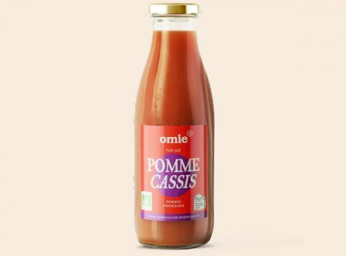 Omie - Jus de pomme & cassis bio - 100% français - 75 cl