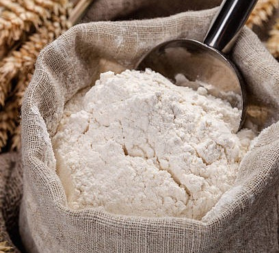 La Ferme de Franck et Blandine - Farine de blé bio bise. T80. 1kg