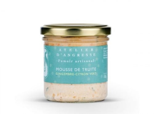 Atelier d'Angresse – Fumoir Artisanal - Mousse fraiche de truite au gingembre et au citron vert