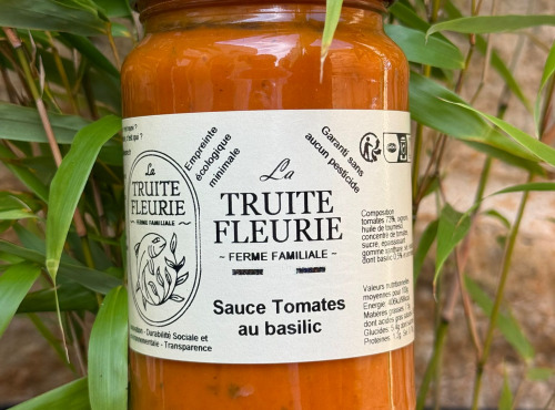 La Truite Fleurie - Sauce tomate au basilic 37,5cl