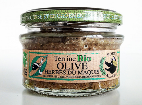 Jean-Paul Vincensini et Fils - Terrine de Porc à L'olive/Herbes du Maquis Bio