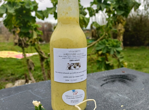 Rébecca les Jolies Fleurs - Vinaigrette maison aux crémeux d'Alliaire