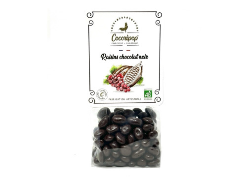 Cocoripop - Raisins chocolat noir 110g x 8
