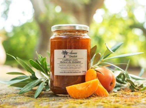 L’Oliveraie du Coudon - Confiture d'abricot du domaine 390g