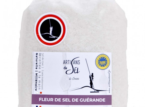 Artisans du Sel - Fleur de Sel de Guérande 100% naturelle 400gr | Artisans du Sel