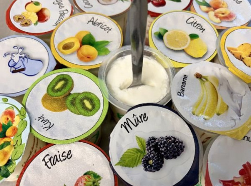 La Ferme du Val Vermand - Yaourts au lait de chèvre sur lit de fruit x12